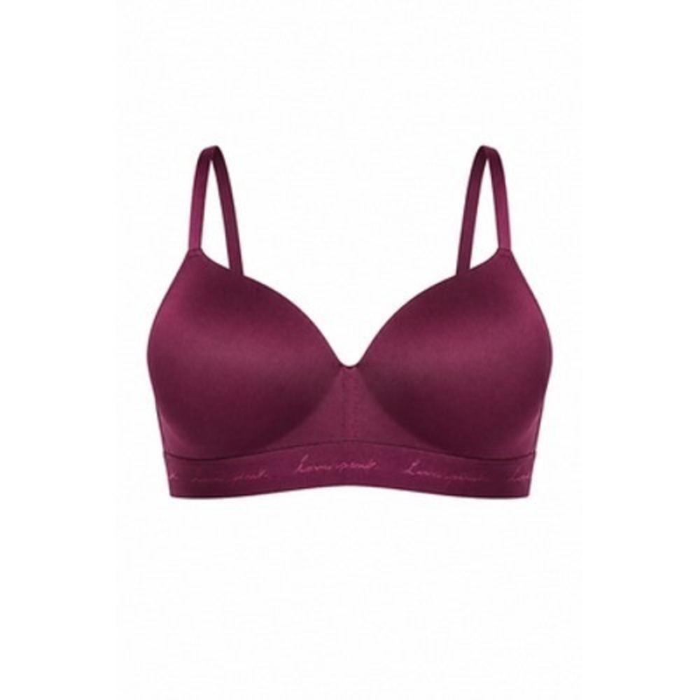 PINK Victoria's Secret Wear Everywhere Bra Womens 38C Purple Wireless T-Shirt